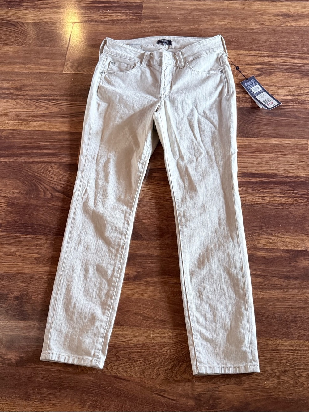 NYDJ Alina Beige Skinny Jeans